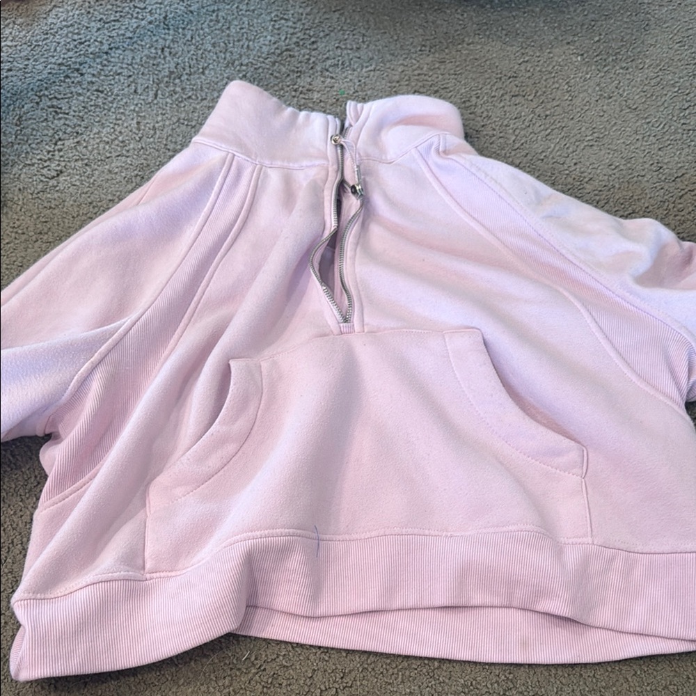 Off-the-Shoulder Pink Sweater
